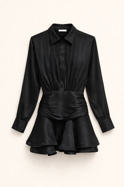 Černé krátké šaty