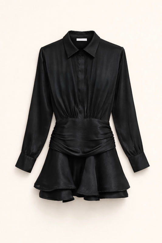 Černé krátké šaty