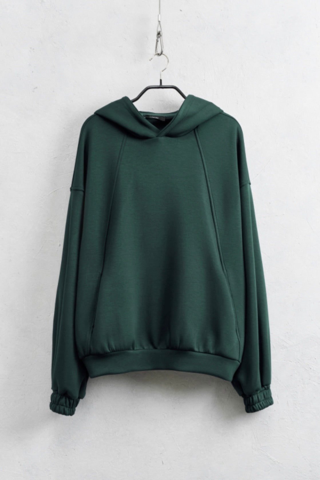 Zelená mikina s kapucí