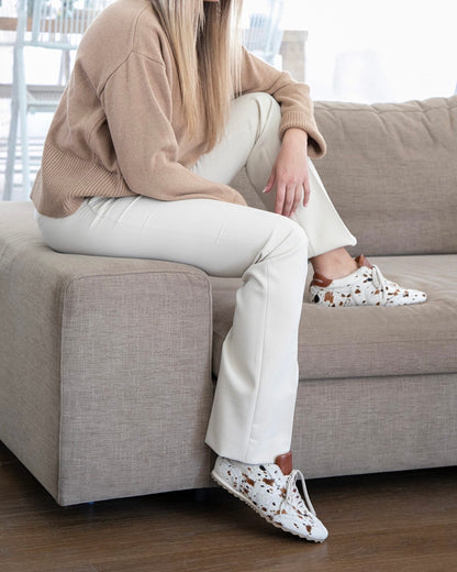 Tenisky s kravičkovým vzorem