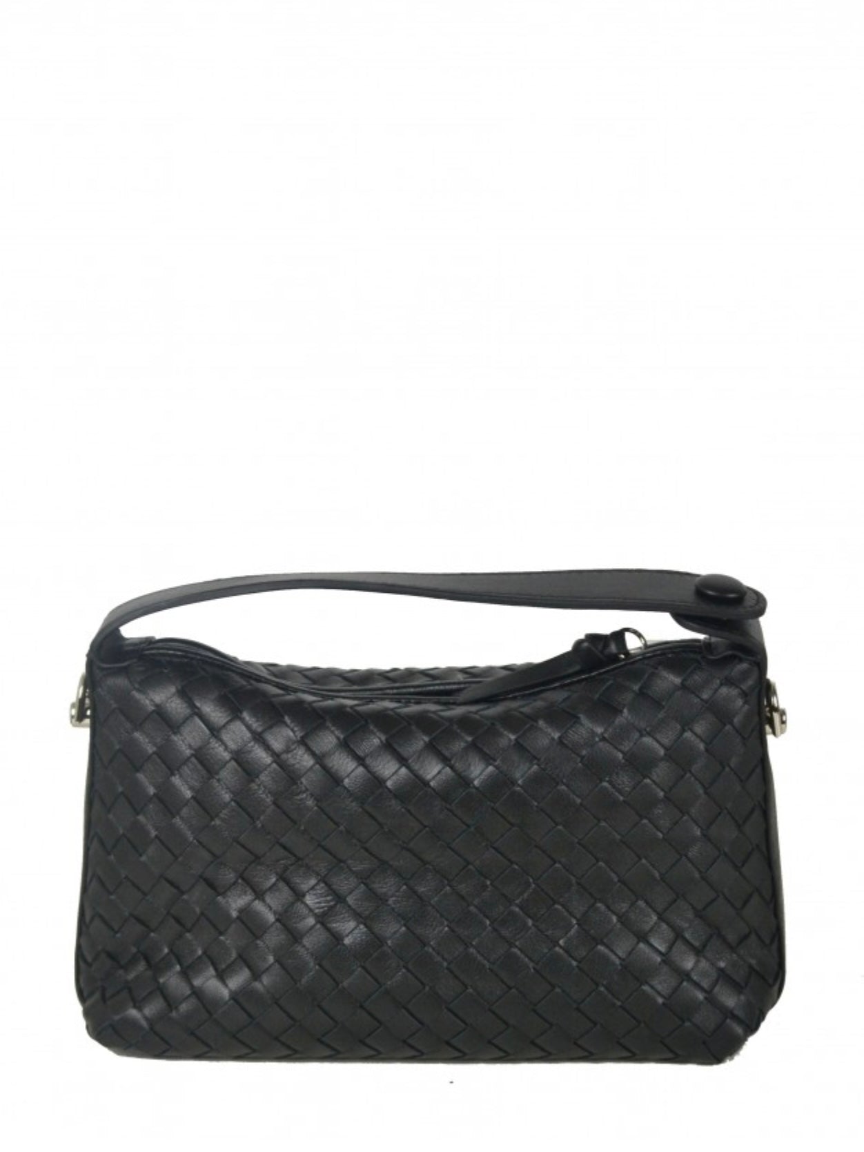 Černá proplétaná kabelka