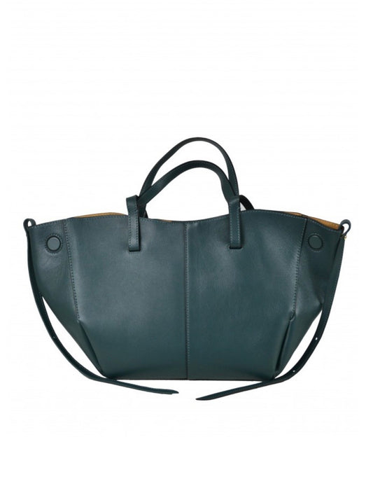 Petrolejová kabelka ve tvaru “Polène”