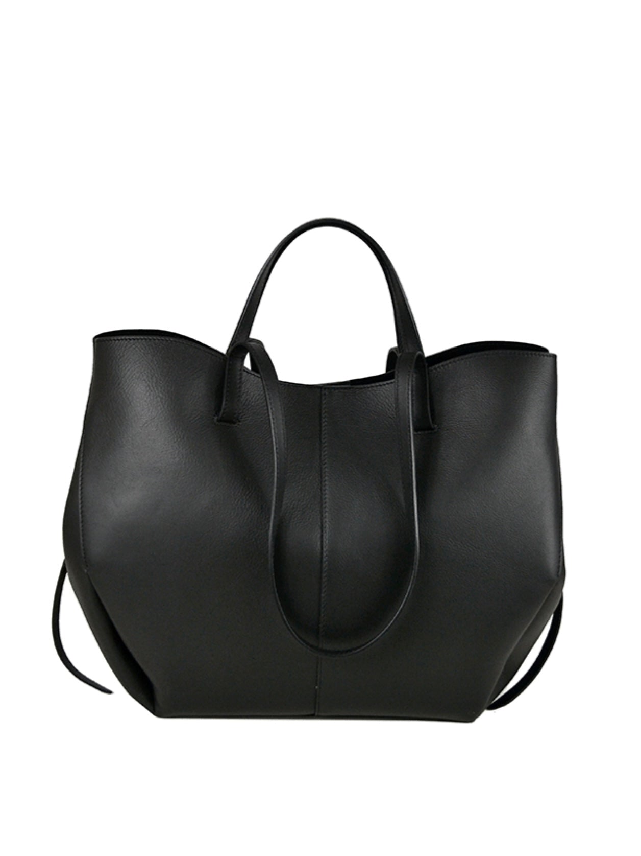 Maxi černá kabelka ve tvaru “Polène”