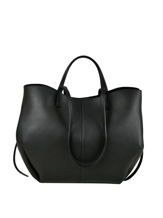 Maxi černá kabelka ve tvaru “Polène”