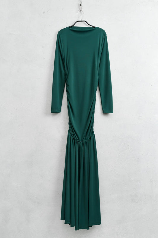 Univerzální smaragdové maxi šaty