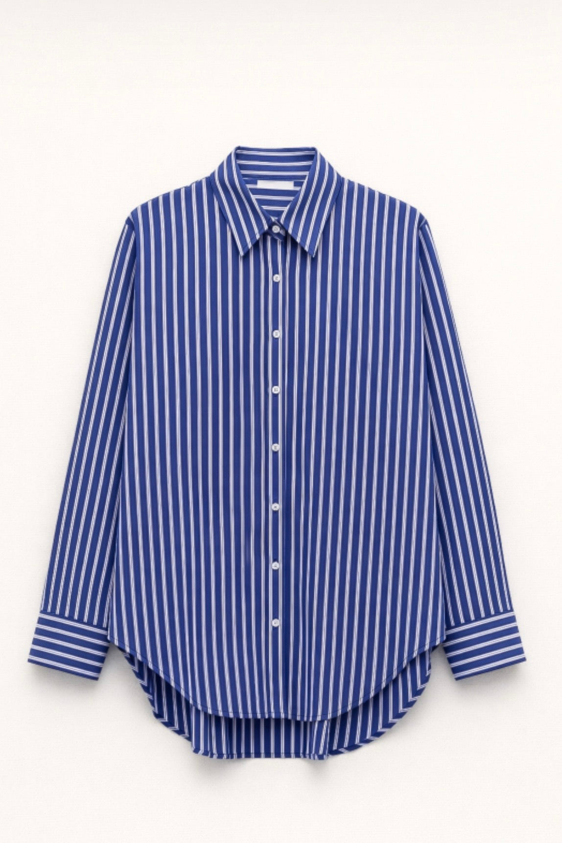 Modrá pruhovaná košile