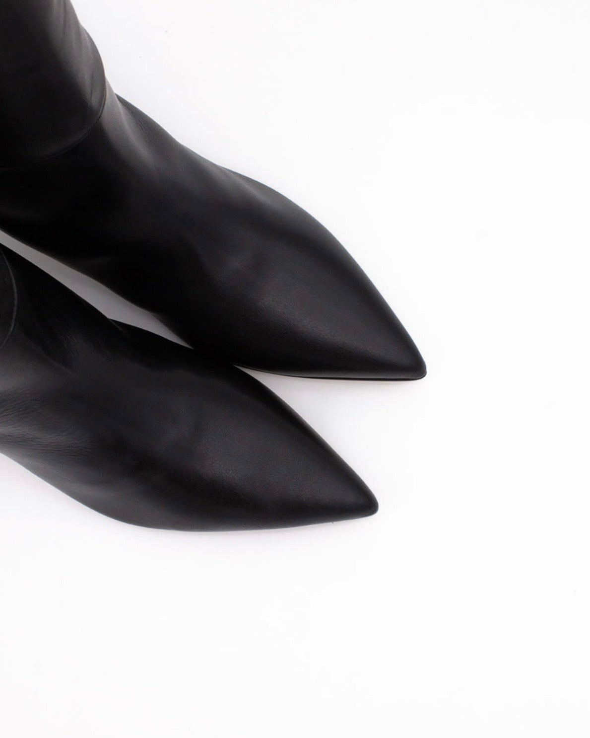 Černé široké kozačky