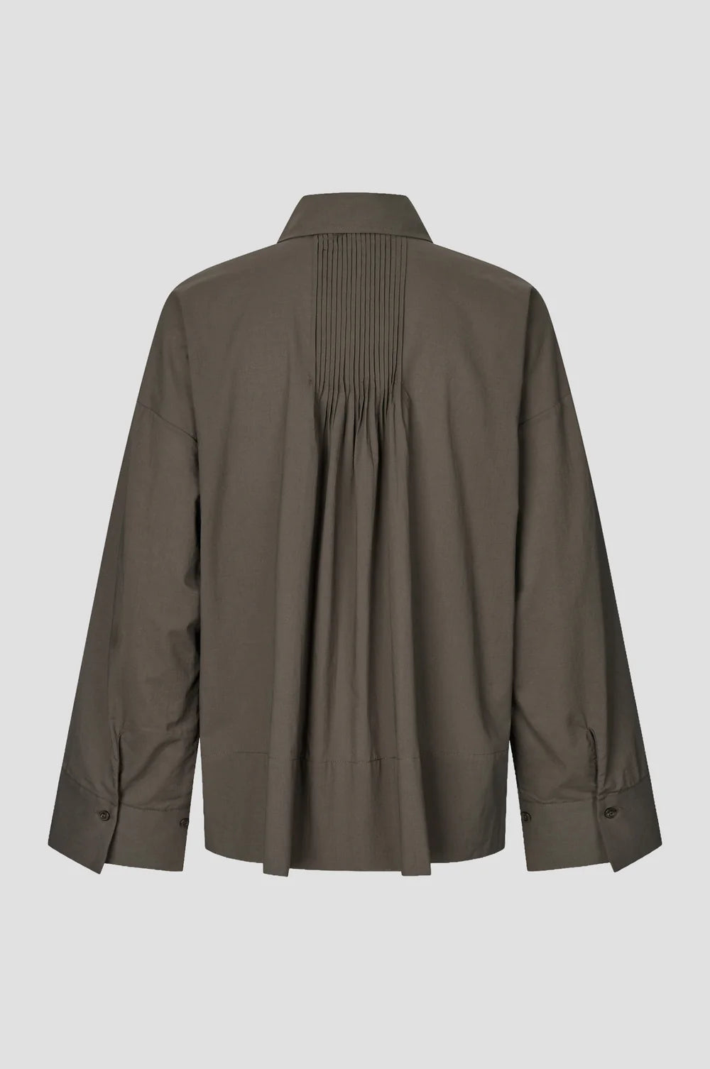 Khaki ultra-lehká košile ze 100% bavlny