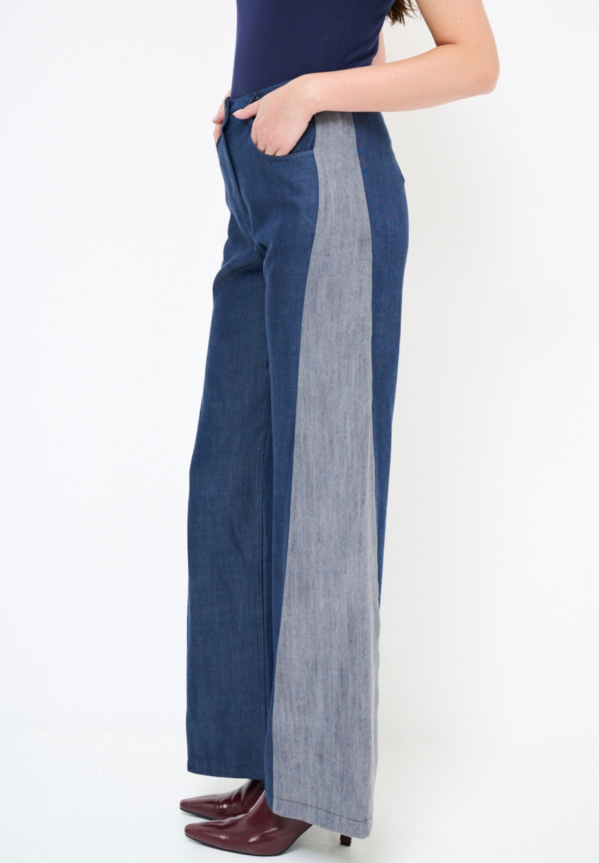 Dvoubarevné džíny