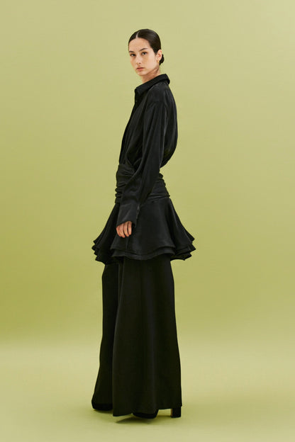 Černé krátké šaty