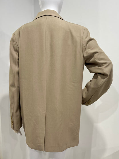 Béžové viskózové sako