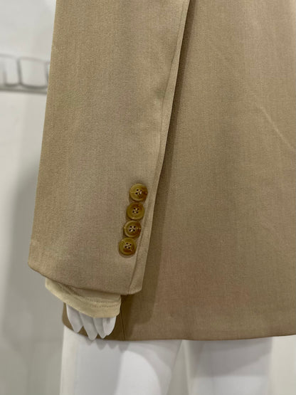 Béžové viskózové sako