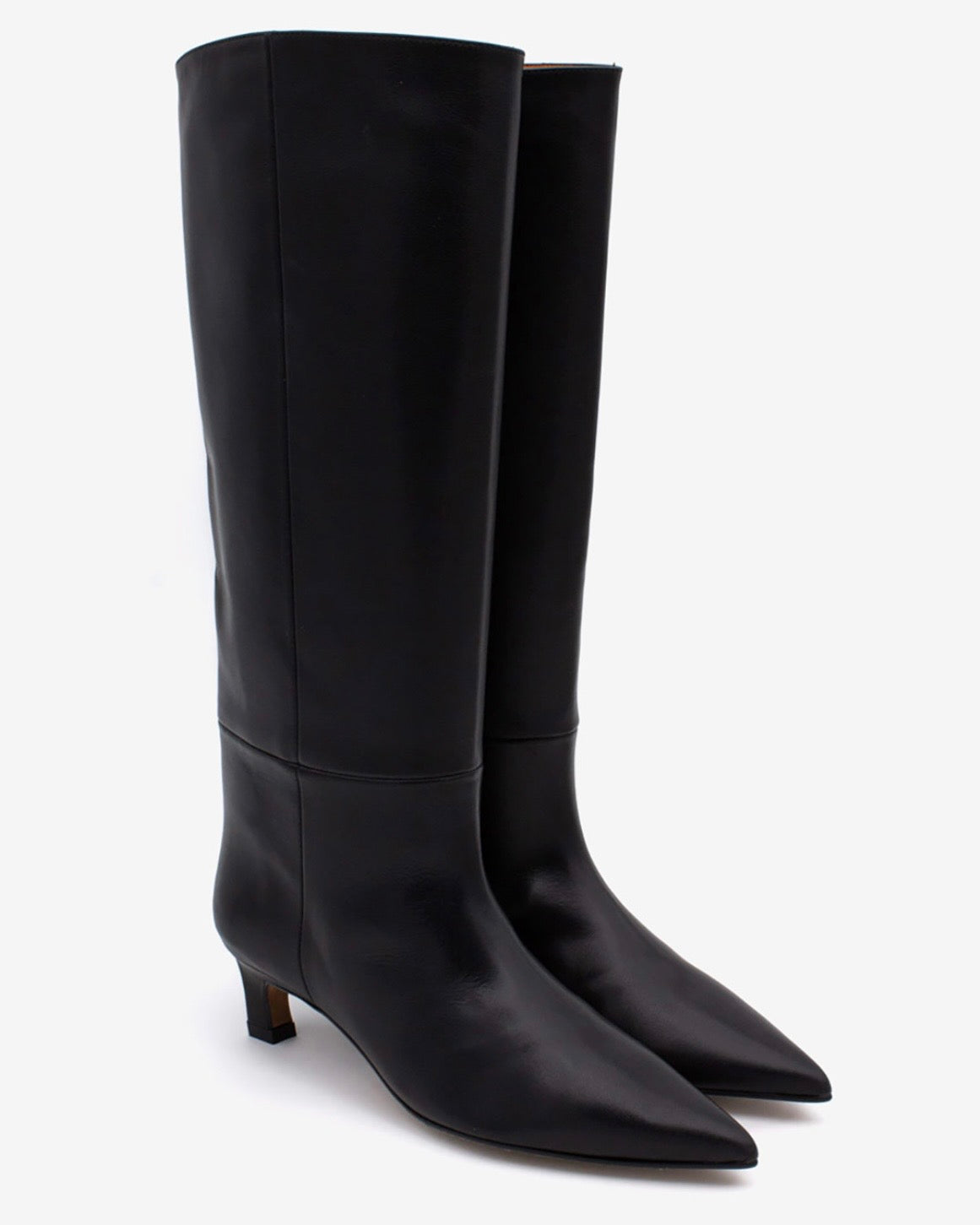 Černé široké kozačky