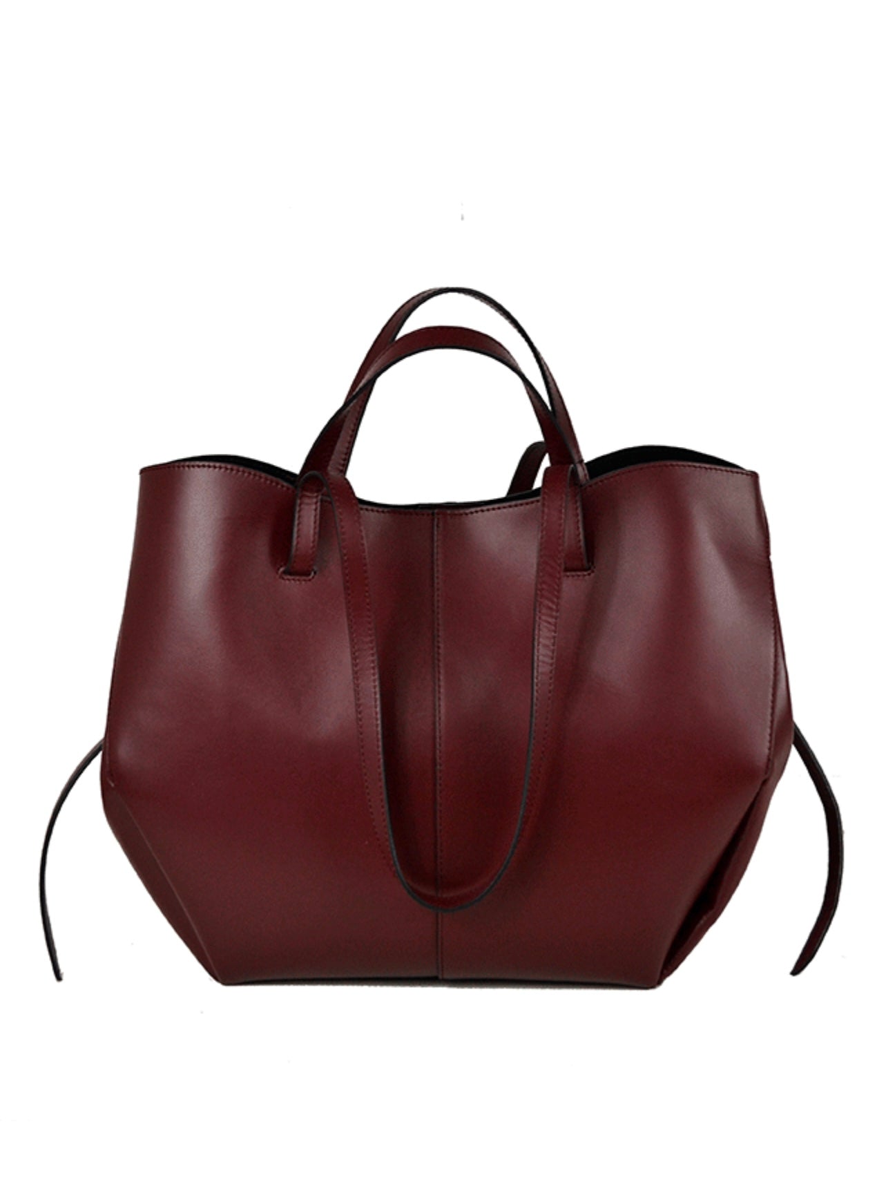 Maxi vínová kabelka ve tvaru “Polène”