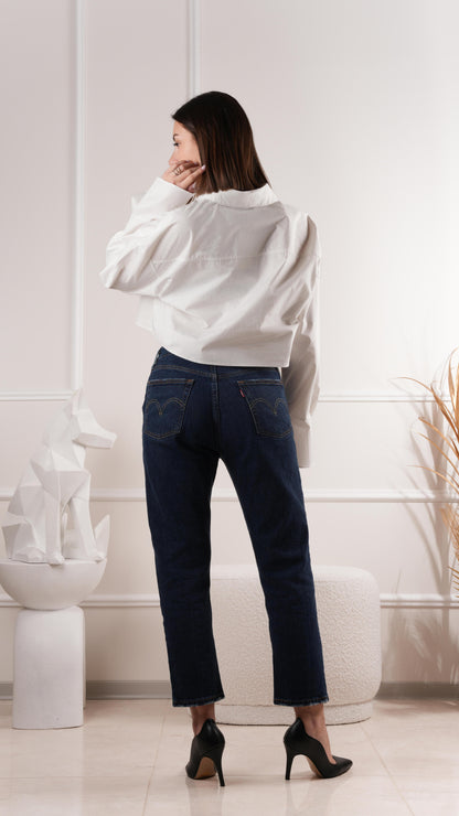 Bílá košile se zvonovými rukávy