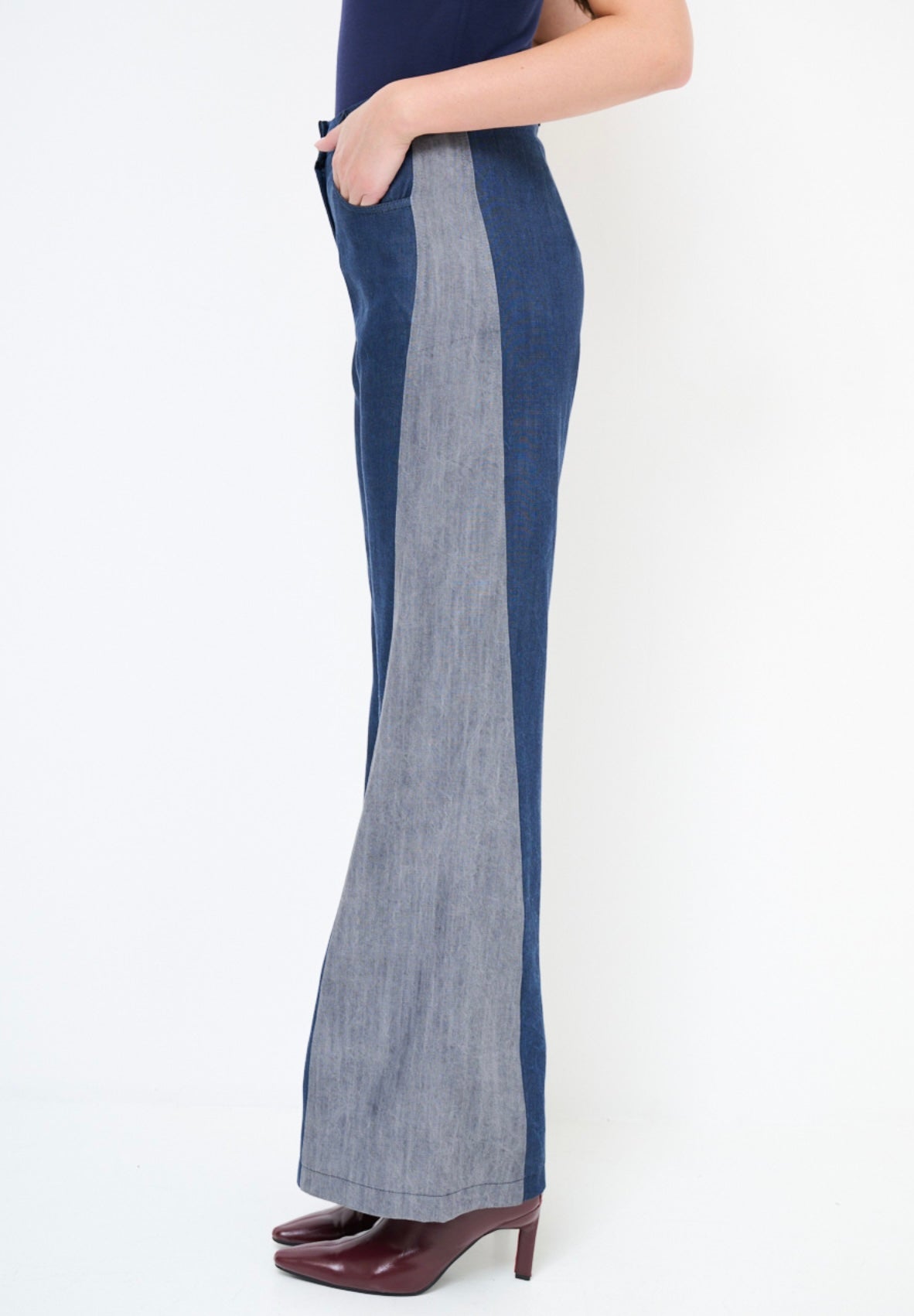 Dvoubarevné džíny