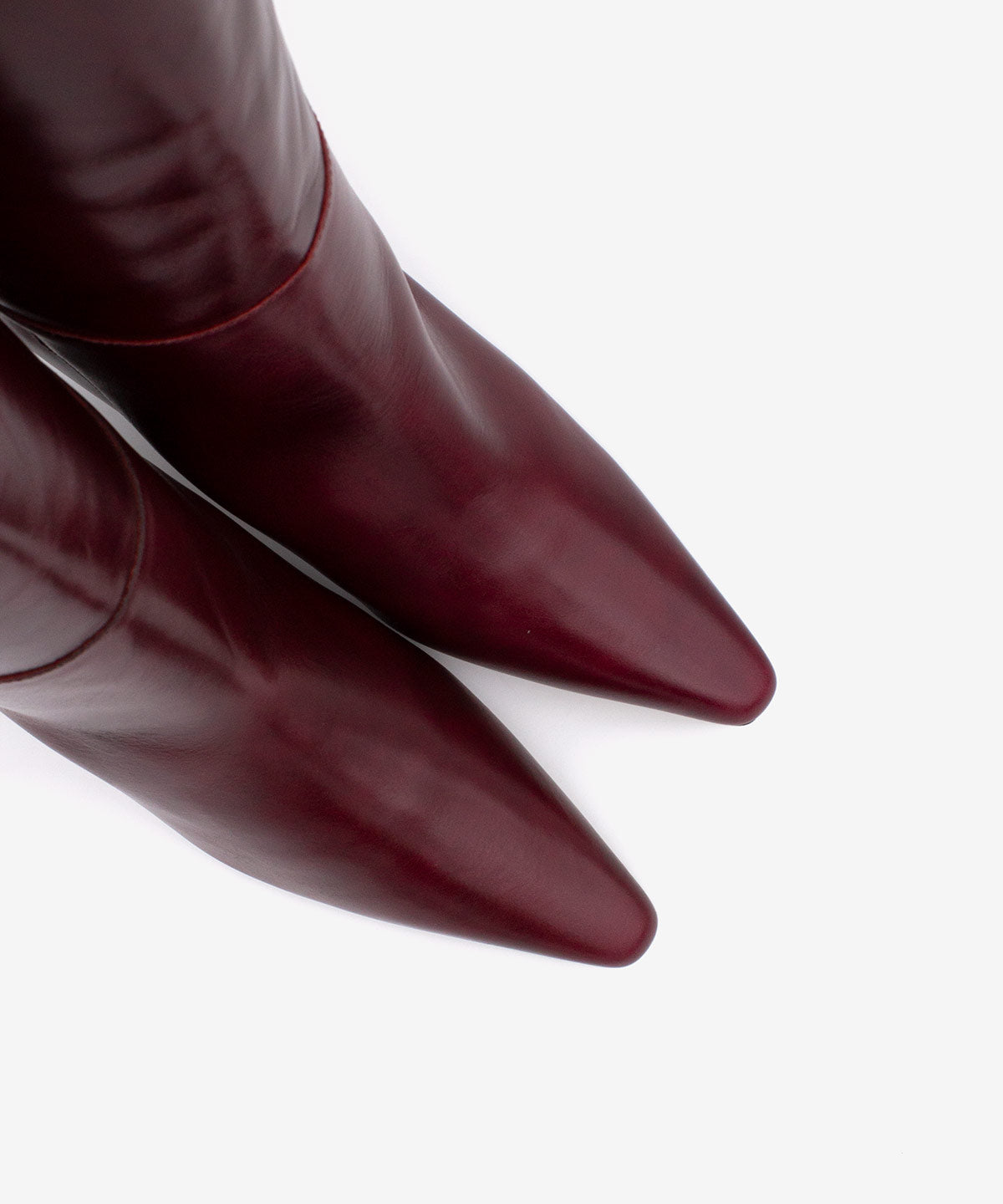 Bordó kozačky na podpatku