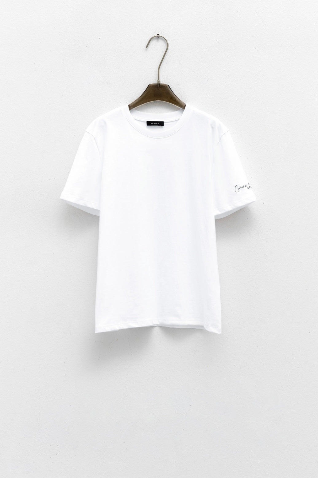 Bílé bavlněné tričko