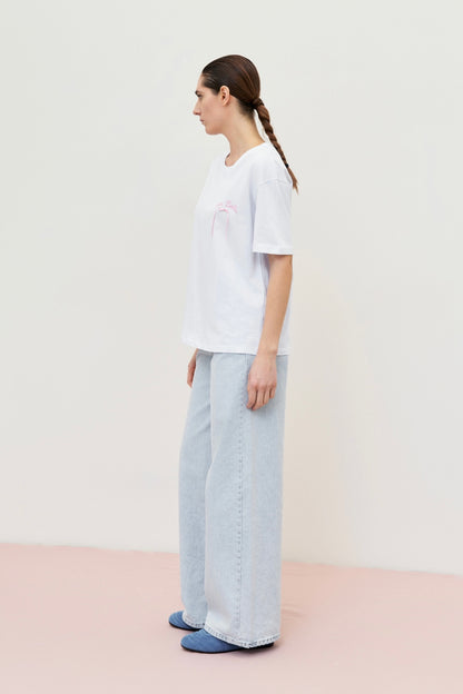 Světlé rovné džíny