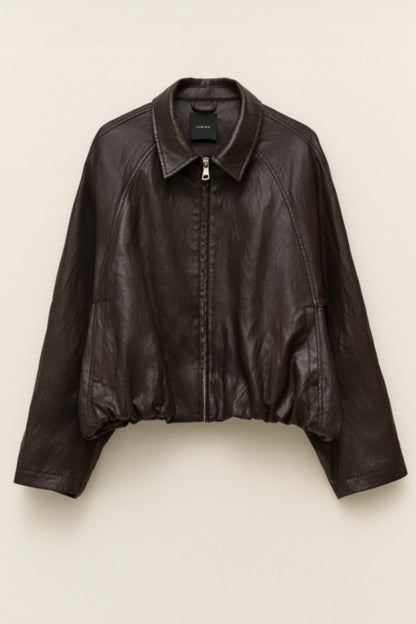 Čokoládový bomber z eko kůže