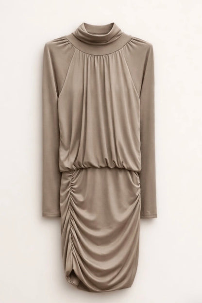 Taupe krátké šaty