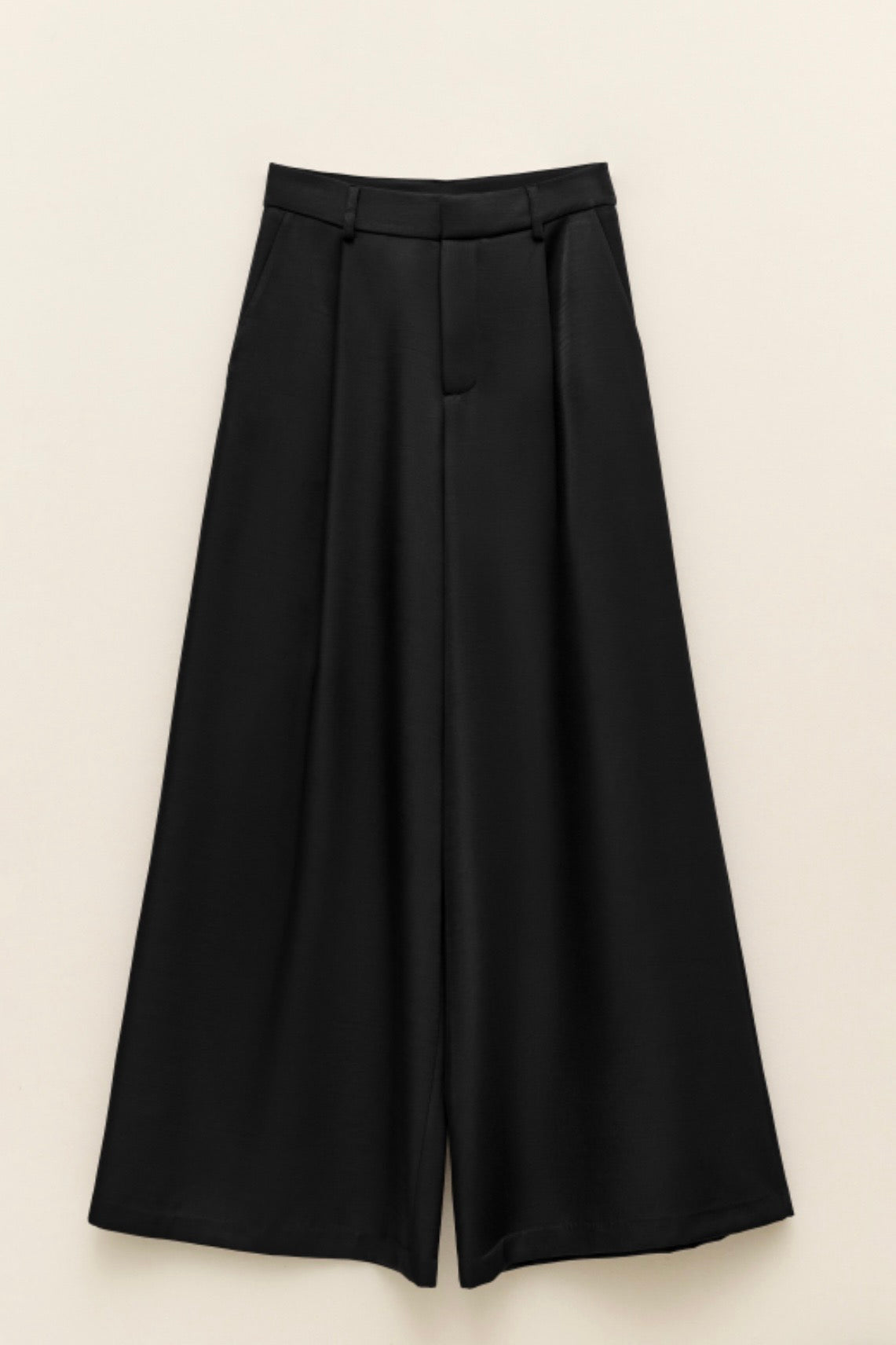 Černé široké kalhoty