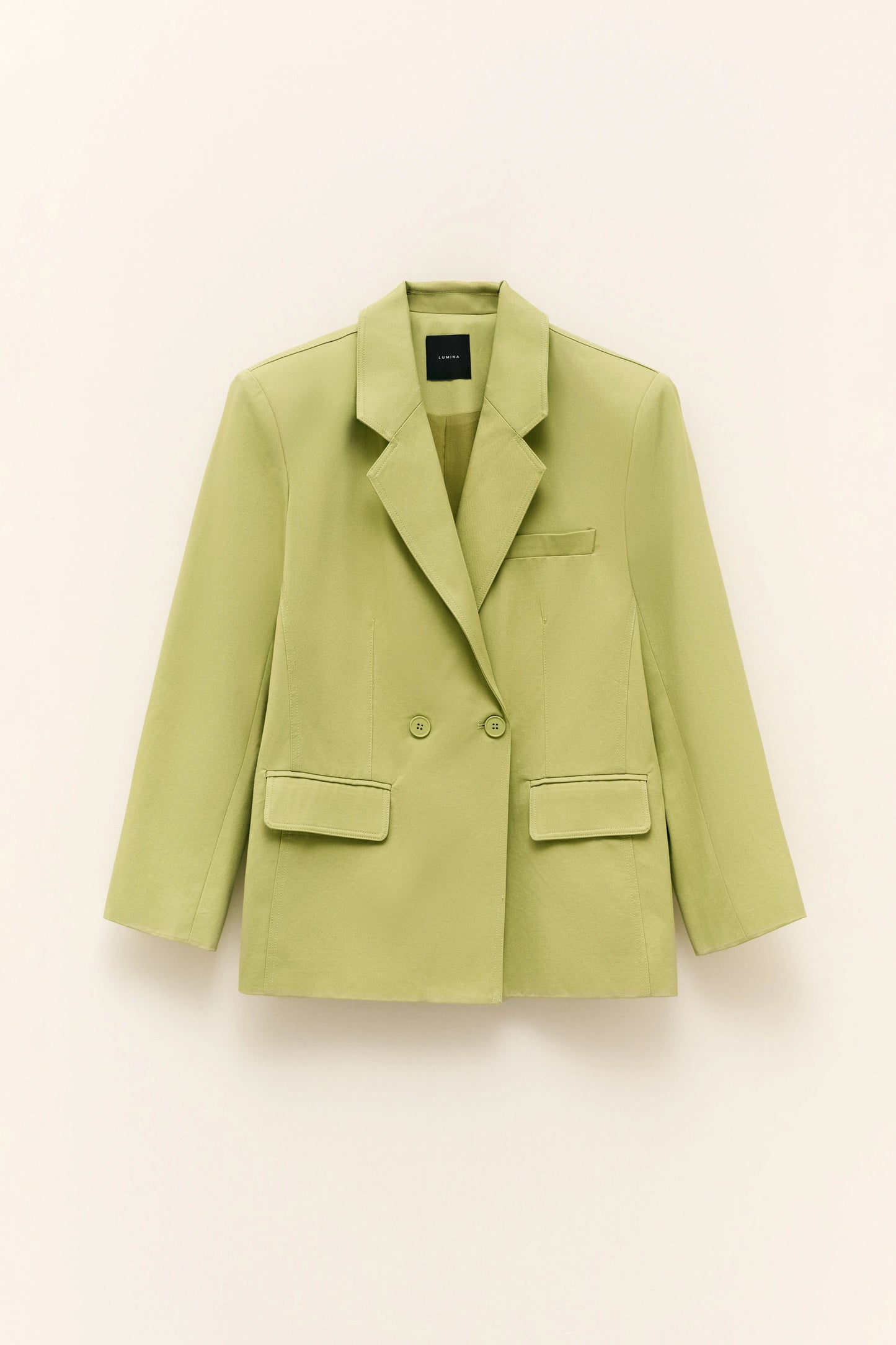 Zelené sako s bavlněnou podšívkou