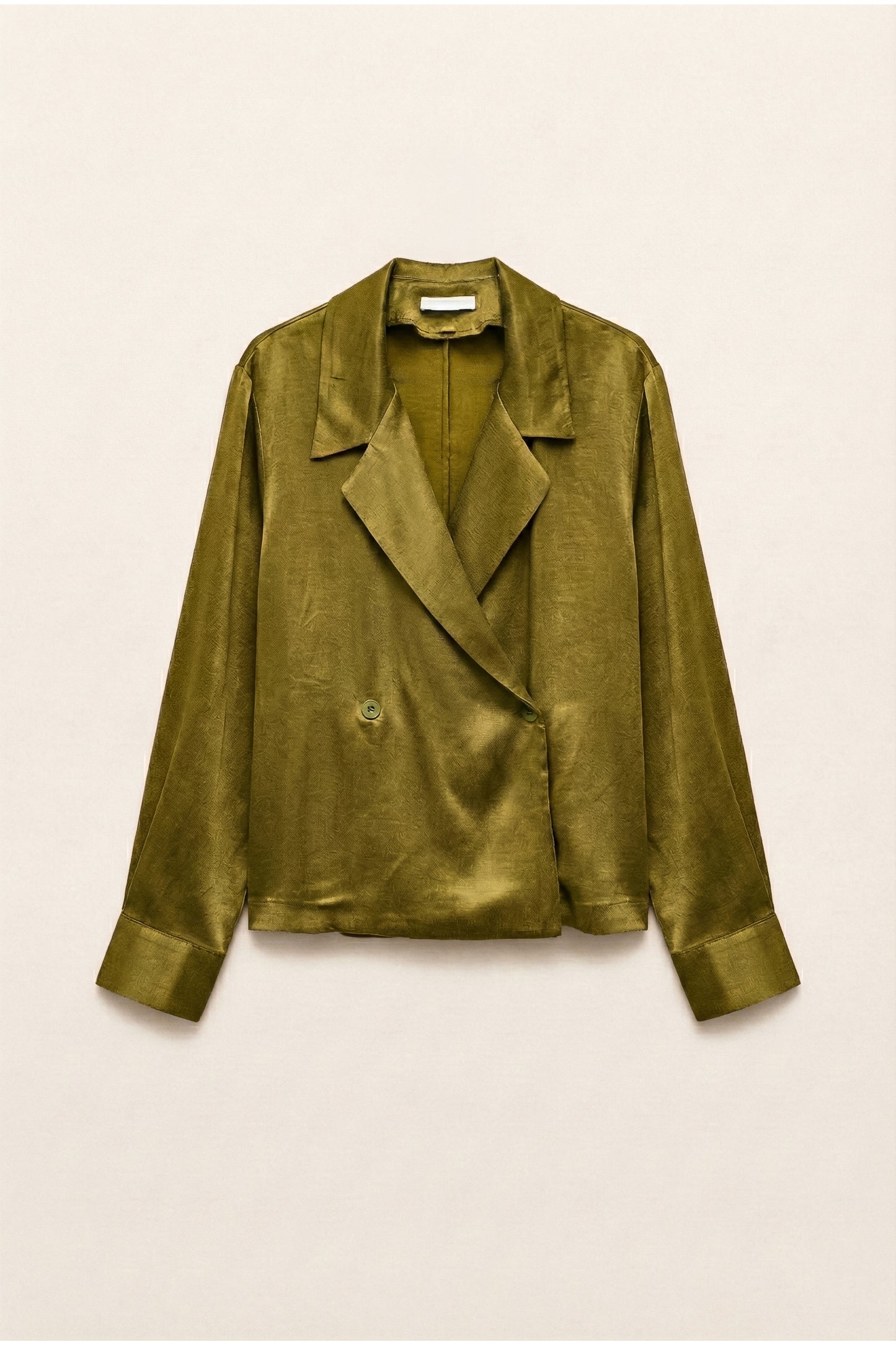 Zelené sako z cupra