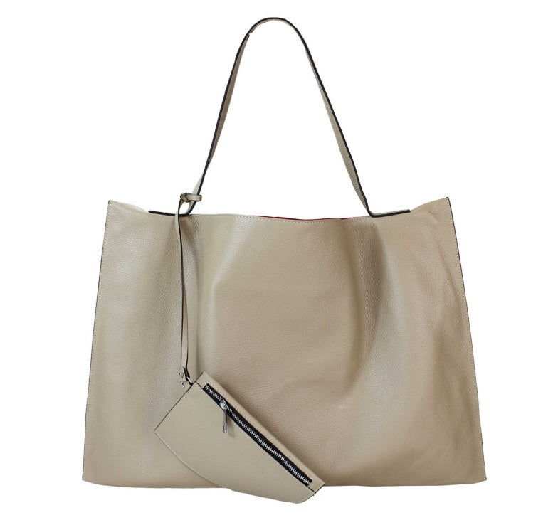 Maxi taupe kabelka