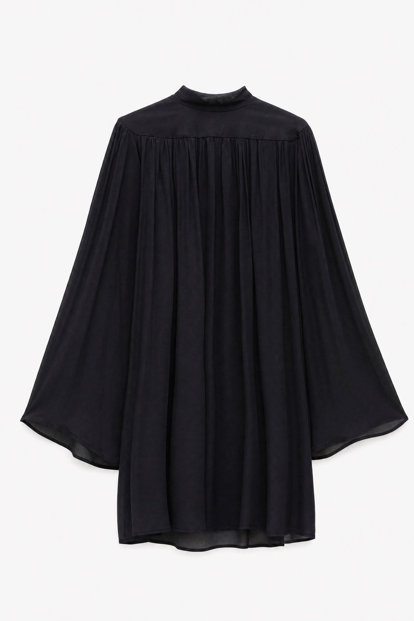 Černé viskózové boho minišaty