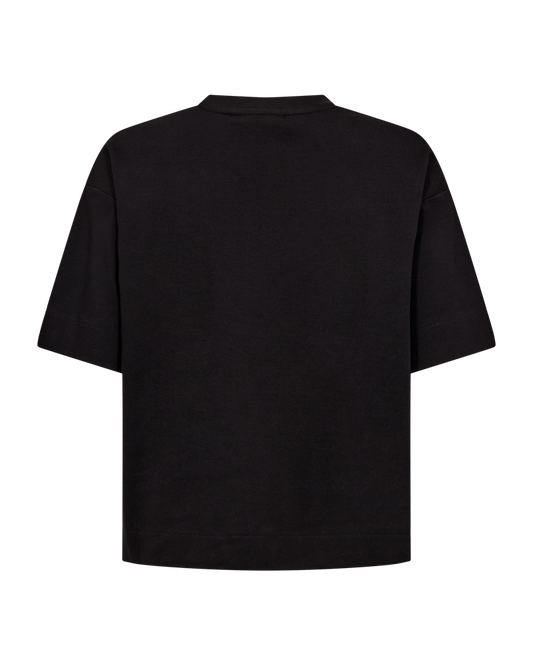 Černé triko s monogramem